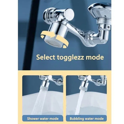 2-Mode Kitchen Tap Splash Filter & Faucet Extender