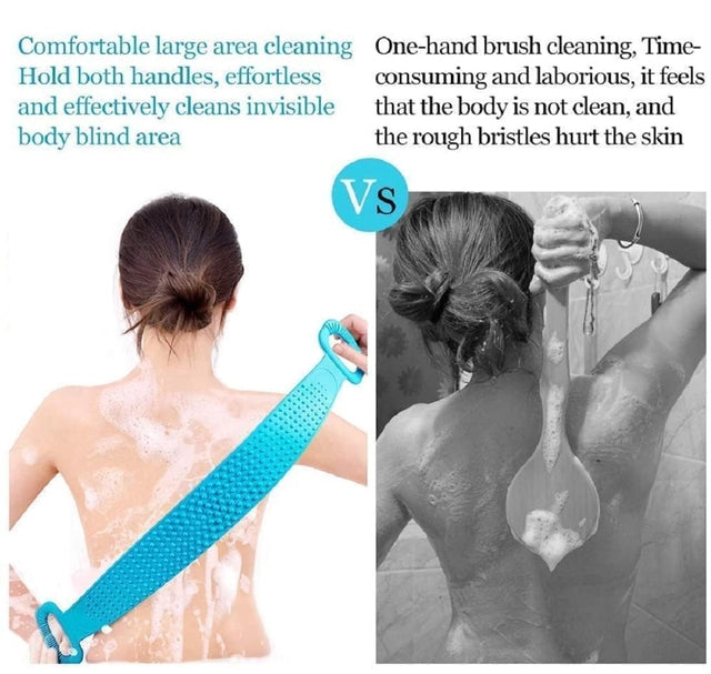 Double-Sided Silicone Body Scrubber