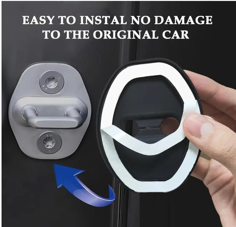 Silicone Car Door Latch Protective Covers — Pack of 4