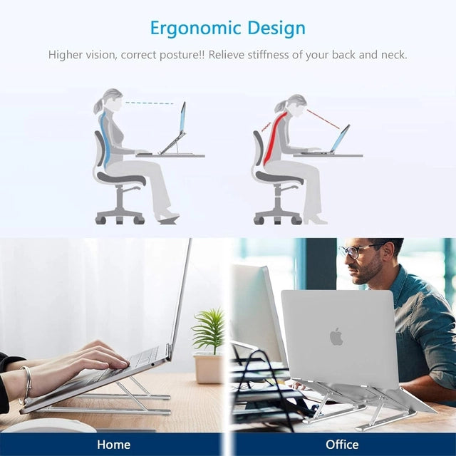 Adjustable Foldable Aluminium Laptop Stand