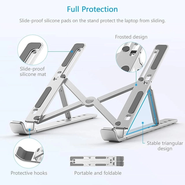 Adjustable Foldable Aluminium Laptop Stand